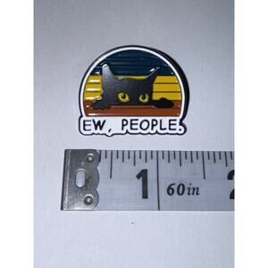 Ew, People Cat Kitten Pin Brooch